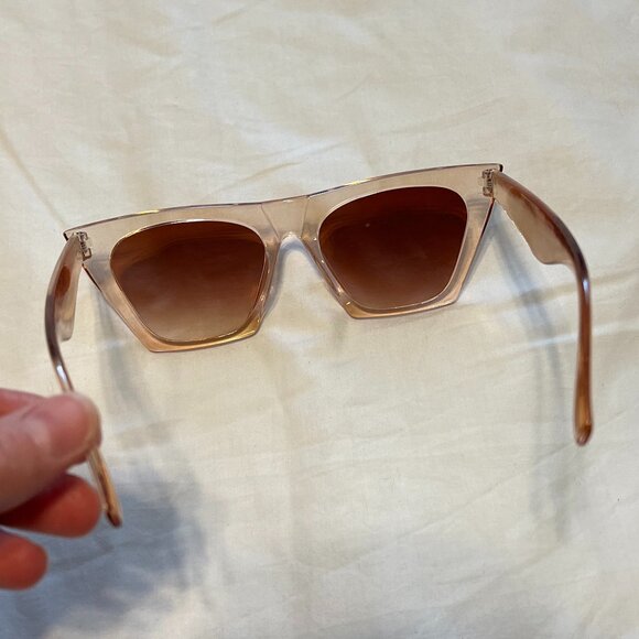 Vintage Square Cat Eye Retro Sunglasses - Picture 2 of 4